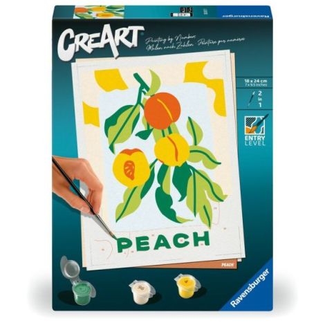 Ravensburger - CreArt pictura pe numere pentru adulti piersici - poza 1