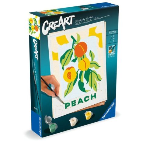 Ravensburger - CreArt pictura pe numere pentru adulti piersici - poza 2