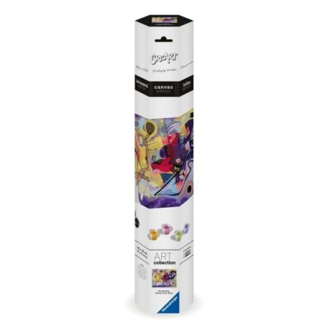 Ravensburger - CreArt pictura pe numere pentru adulti Tablou Canvas Kandinsky galben rosu albastru - poza 1