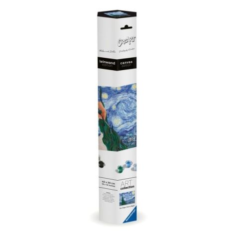 Ravensburger - CreArt pictura pe numere pentru adulti Tablou Canvas Van Gogh noapte instelata - poza 2