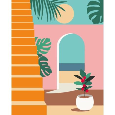 Ravensburger - CreArt pictura pe numere pentru adulti vibe de vacanta - poza 3