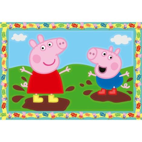 Ravensburger - CreArt pictura pe numere pentru copii 2 sabloane Peppa Pig - poza 5