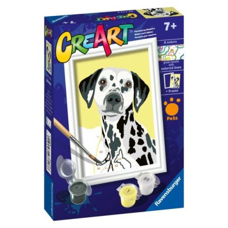Ravensburger - CreArt pictura pe numere pentru copii caine dalmatian - poza 2