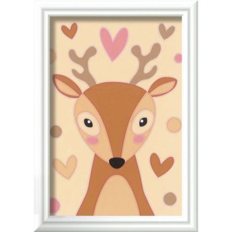 Ravensburger - CreArt pictura pe numere pentru copii cerb dragut - poza 3