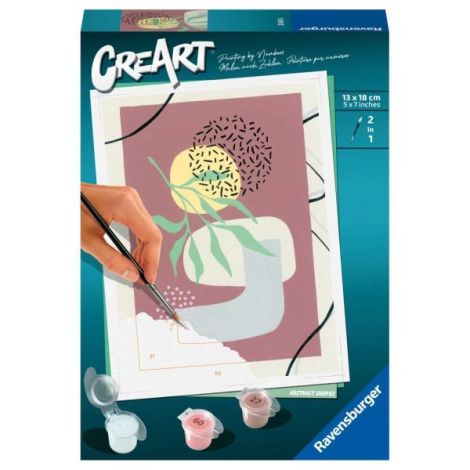 Ravensburger - CreArt pictura pe numere pentru copii forme abstracte - poza 1