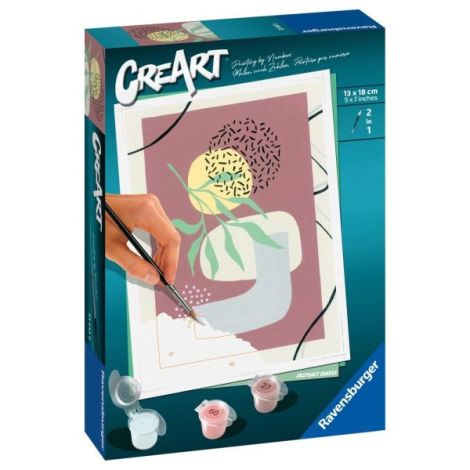 Ravensburger - CreArt pictura pe numere pentru copii forme abstracte - poza 2