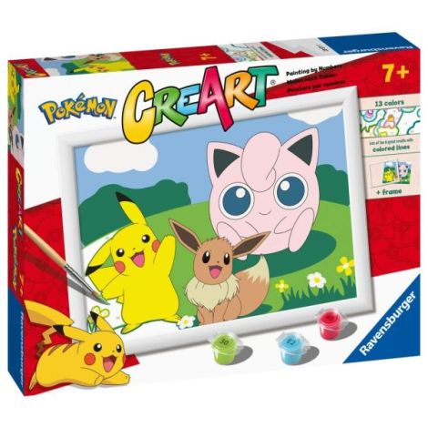 Ravensburger - CreArt pictura pe numere pentru copii personaje Pokemon - poza 2