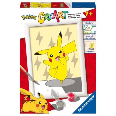 Ravensburger - CreArt pictura pe numere pentru copii Pickachu - poza 1
