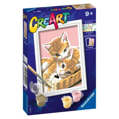 Ravensburger - CreArt pictura pe numere pentru copii pisicute dragalase - poza 2