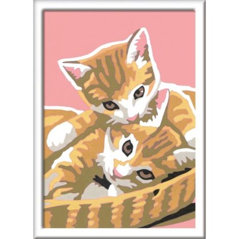 Ravensburger - CreArt pictura pe numere pentru copii pisicute dragalase - poza 3