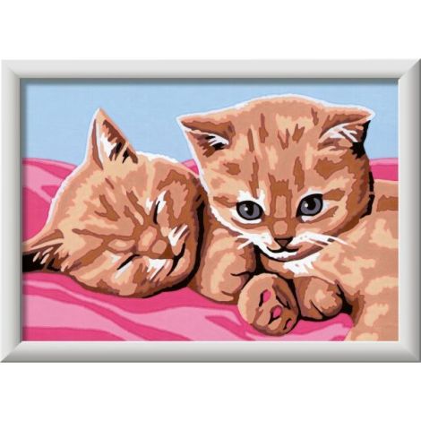 Ravensburger - CreArt pictura pe numere pentru copii pisicute prietene - poza 3