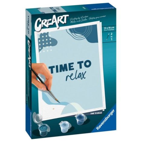 Ravensburger - CreArt pictura pe numere pentru copii Time to relax - poza 2