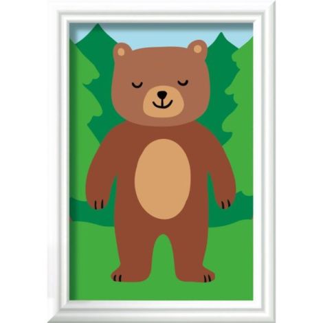Ravensburger - CreArt pictura pe numere pentru copii urs salbatic - poza 3