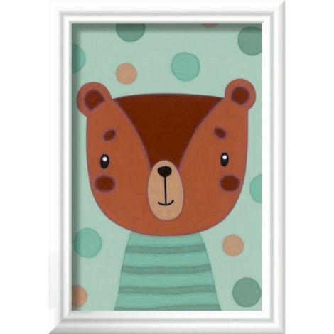 Ravensburger - CreArt pictura pe numere pentru copii ursulet dragut - poza 3