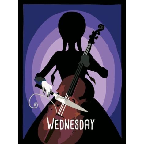 Ravensburger - CreArt pictura pe numere pentru copii Wednesday - poza 3