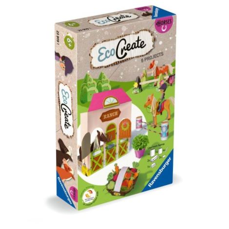 Ravensburger - Eco Create Set de creatie ferma de cai ce include 6 proiecte - poza 2