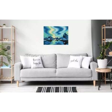 Ravensburger - Pictura pe numere Tablou Canvas Aurora Boreala - poza 1