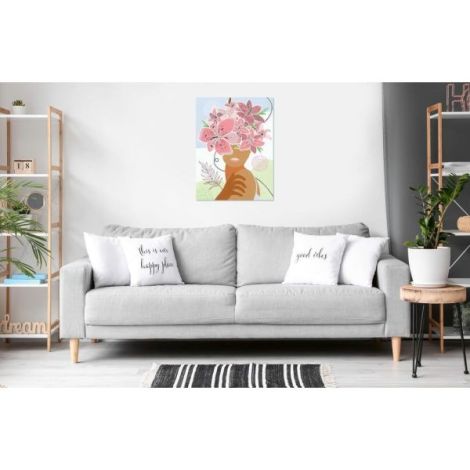 Ravensburger - Pictura pe numere Tablou Canvas femeie cu flori in cap - poza 2
