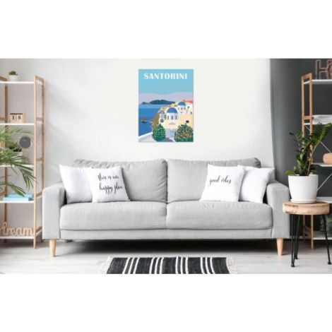 Ravensburger - Pictura pe numere Tablou Canvas Santorini - poza 1