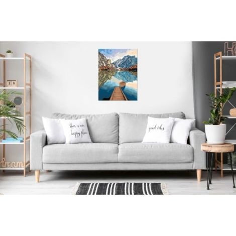 Ravensburger - Pictura pe numere Tablou Canvas vedere la lac - poza 1
