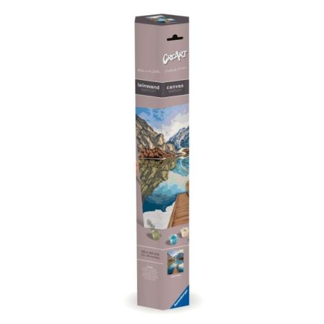 Ravensburger - Pictura pe numere Tablou Canvas vedere la lac - poza 4