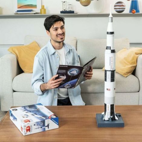 Ravensburger - Puzzle 3d Apollo Saturn V 440 Piese - poza 4