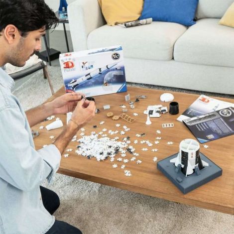 Ravensburger - Puzzle 3d Apollo Saturn V 440 Piese - poza 5