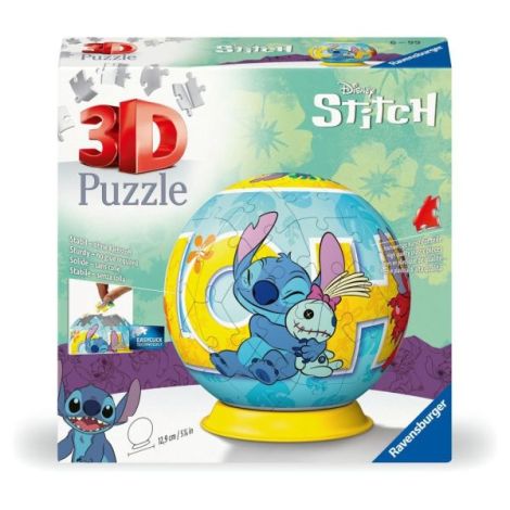 Ravensburger - Puzzle 3D bila Disney Stitch 72 piese - poza 2