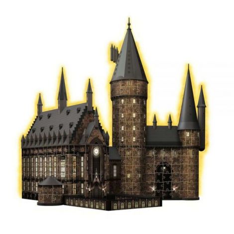 Ravensburger - Puzzle 3d Cu Led Harry Potter Sala Principala 540 Piese - poza 1