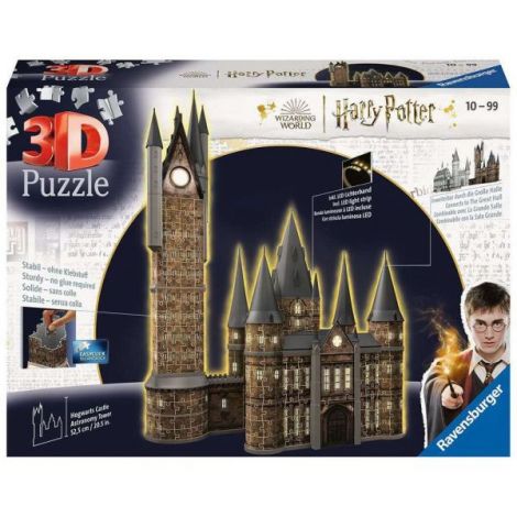 Ravensburger - Puzzle 3d Cu Led Harry Potter Turn Astronomie 540 Piese - poza 2