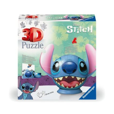 Ravensburger - Puzzle 3D Disney Stitch figurina Stitch cu urechi 72 piese - poza 2