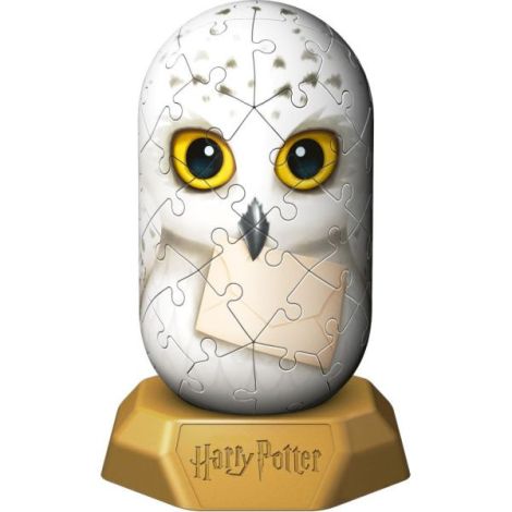 Ravensburger - Puzzle 3D Hylkies Harry Potter mini figurina de colectie Hedwig 54 piese - poza 3