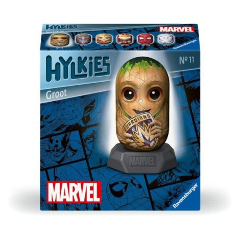 Ravensburger - Puzzle 3D Hylkies Marvel Groot 54 piese - poza 3