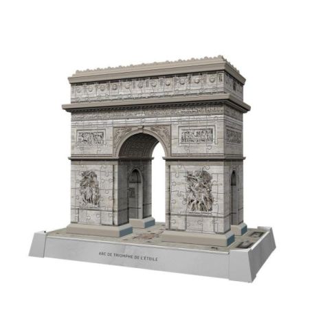 Ravensburger - Puzzle 3D iconic Arcul de Triumf cu LED 216 piese model de colectie in miniatura - poza 3