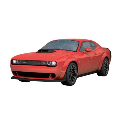 Ravensburger - Puzzle 3D iconic Dodge Challenger Road Track Scat Pack Widebody 108 piese model de colectie - poza 3