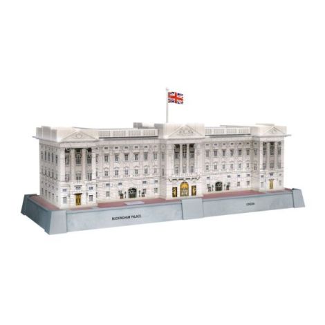 Ravensburger - Puzzle 3D iconic Palatul Buckingham cu LED 216 piese model de colectie in miniatura - poza 3
