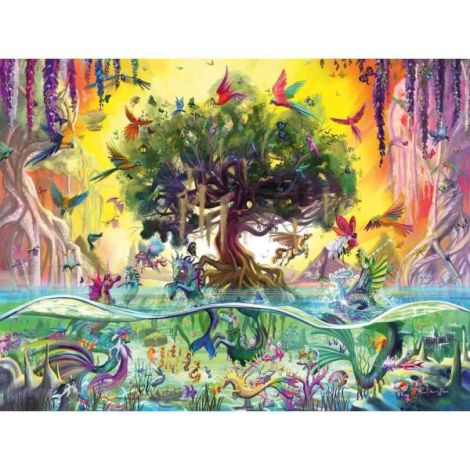 Ravensburger - Puzzle animale basm 1500 piese - poza 1