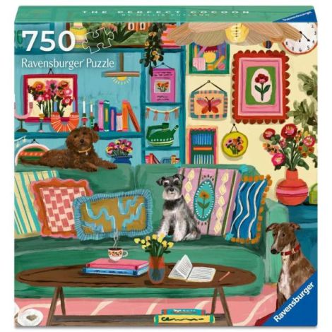 Ravensburger - Puzzle artistic coltul fericirii cu blanosi 750 piese - poza 2