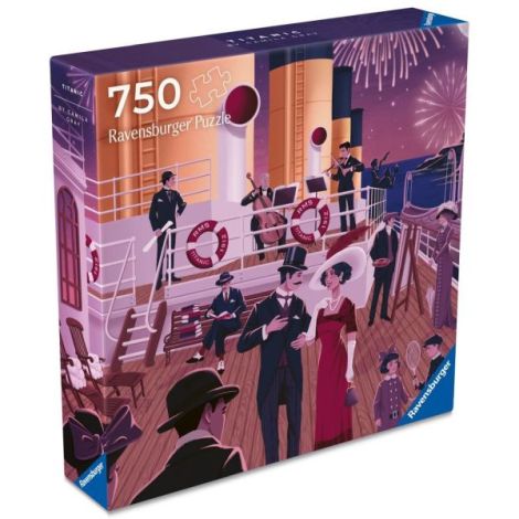 Ravensburger - Puzzle artistic Titanic 750 piese - poza 1