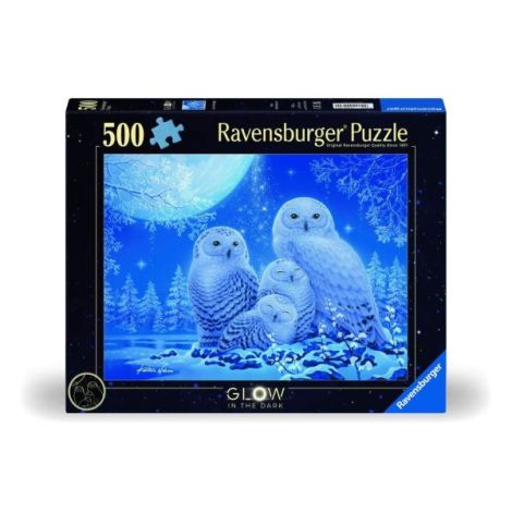 Ravensburger - Puzzle bufnite 500 piese lumineaza in intuneric design nou - poza 1