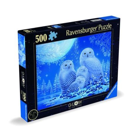 Ravensburger - Puzzle bufnite 500 piese lumineaza in intuneric design nou - poza 2