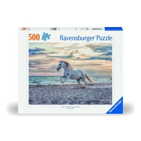 Ravensburger - Puzzle cal pe plaja 500 piese design nou - poza 1