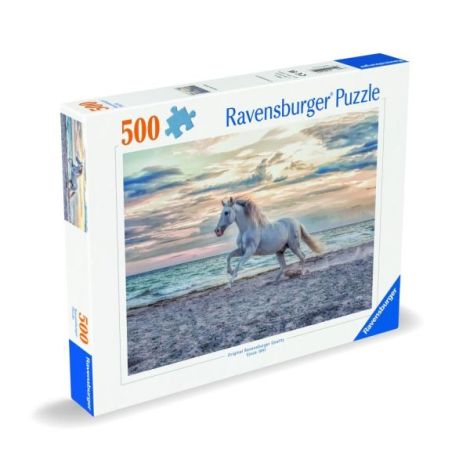 Ravensburger - Puzzle cal pe plaja 500 piese design nou - poza 2