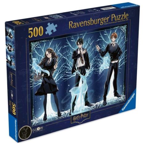 Ravensburger - Puzzle care straluceste in intuneric Harry Potter 500 piese - poza 1