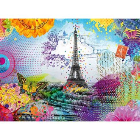 Ravensburger - Puzzle carte postala din Paris 500 piese - poza 1