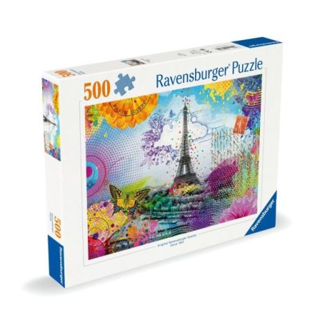 Ravensburger - Puzzle carte postala din Paris 500 piese - poza 3