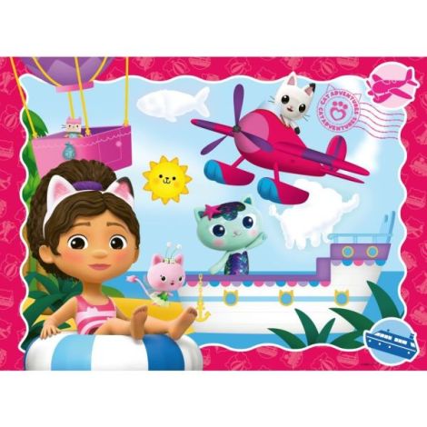 Ravensburger - Puzzle casa de papusi a lui Gabby 100 piese - poza 1