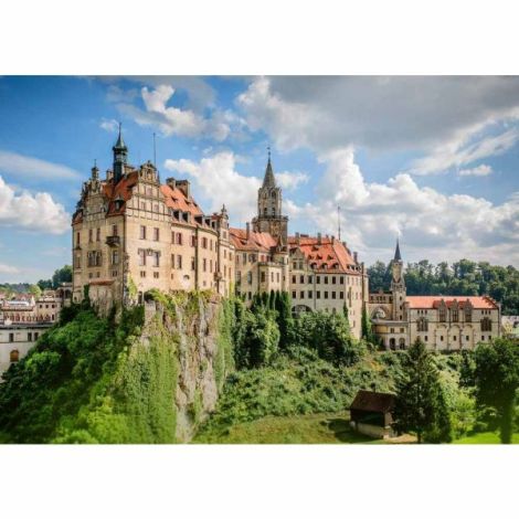 Ravensburger - Puzzle castele minunate Castelul Sigmaringen Germania 1000 piese - poza 3