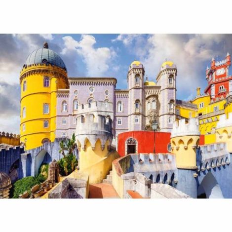 Ravensburger - Puzzle castele minunate Palatul Pena Portugalia 1000 piese - poza 3