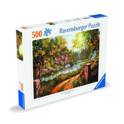 Ravensburger - Puzzle casuta langa rau 500 piese design nou - poza 2